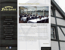 Tablet Screenshot of faehrhauskoeln.de